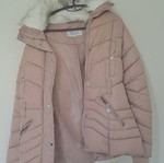Pink puffer jacket, size S