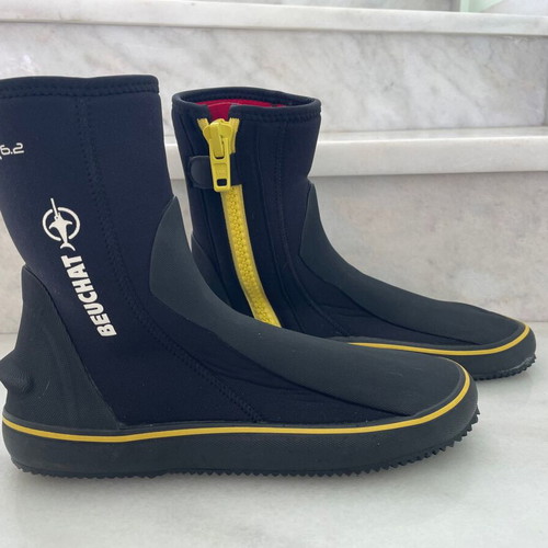 Beuchat Sirocco Elite 5mm diving boots, size L EU 42–43