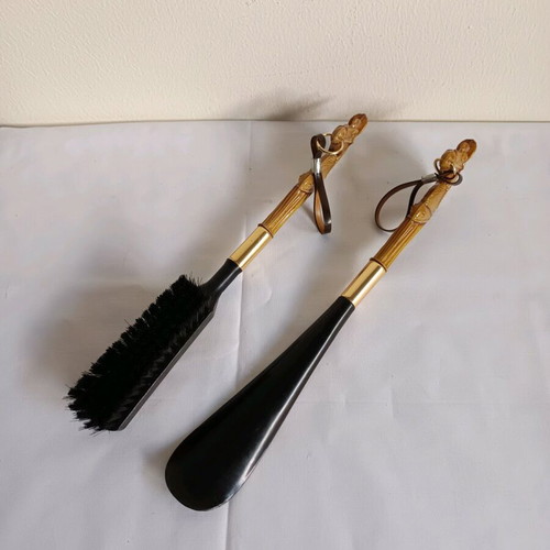 Vintage shoe care set new, unused