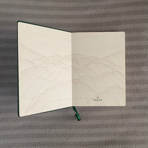 Rolex notebook new, green with box
