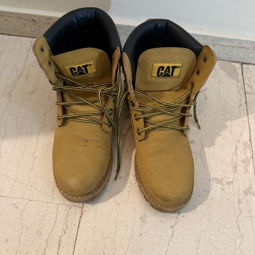 CAT beige ankle boots used, size 41