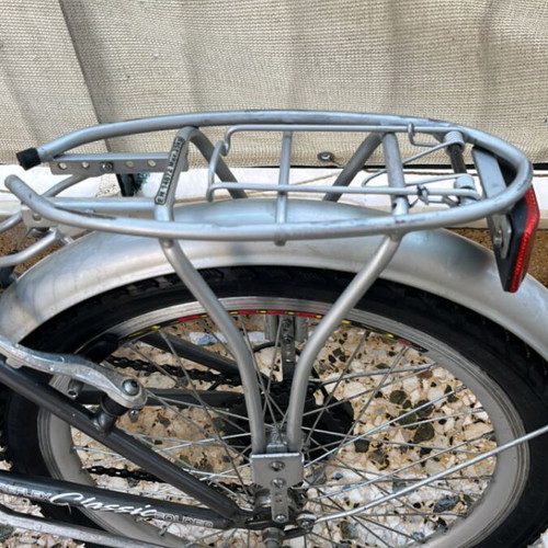 Easy folding bike 20 inch, silver, city style