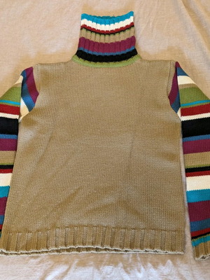 Zara turtleneck sweater used, beige, size L