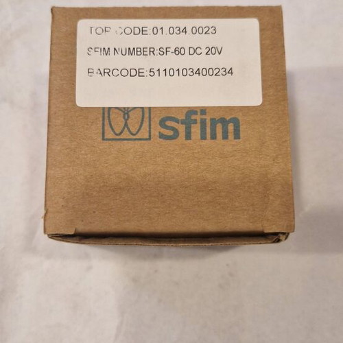 SFIM SF-60 Analog Panel Voltmeter 0-20V DC new in box