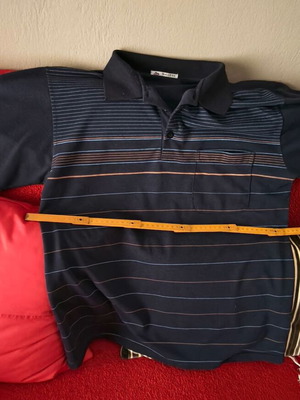 Polo Pike shirt used, summer, striped, size L, multicolor