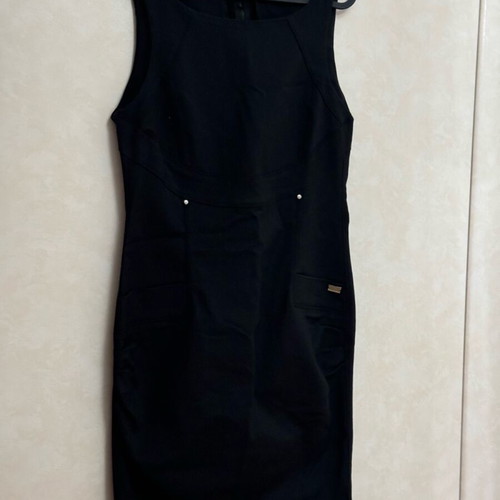 Narrow black dress Atos Lombardini like new