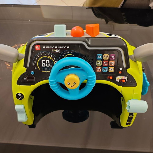 Fisher Price Laugh & Learn Sit & Steer Driver educational car like new with music and light