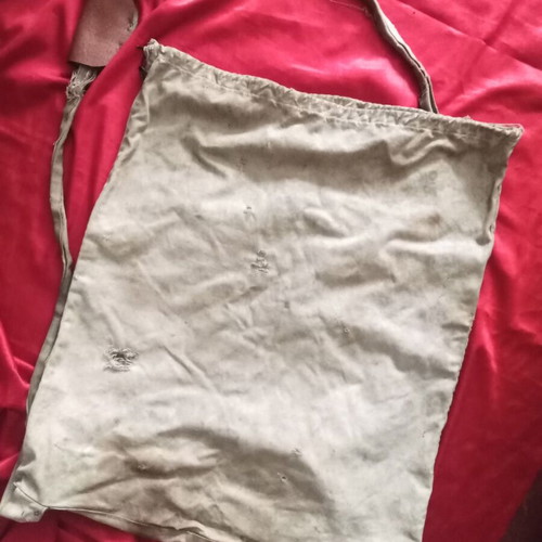 Canvas military bag used