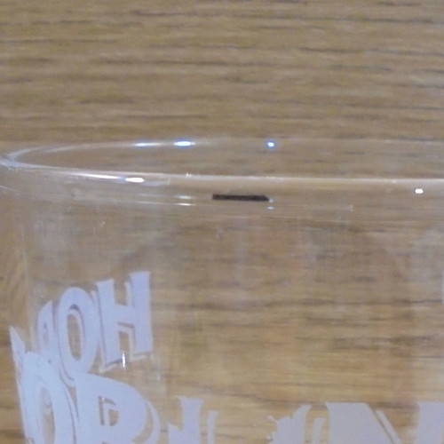 Hobgoblin beer set of two used promotional glasses 0.5l