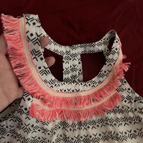 Tribe girls dress size 10 years like new, multicolor
