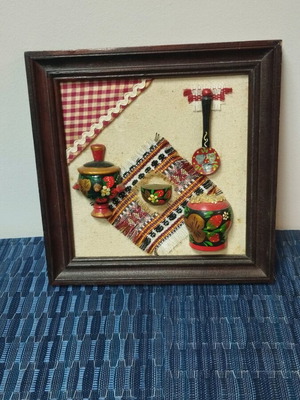 Wooden decorative frame used