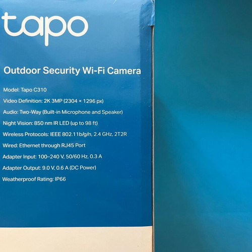 Tp-Link Tapo C310 Outdoor Wi-Fi Security Camera new