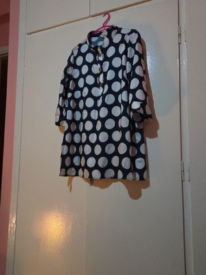 Shirts with gold buttons like new, size 2