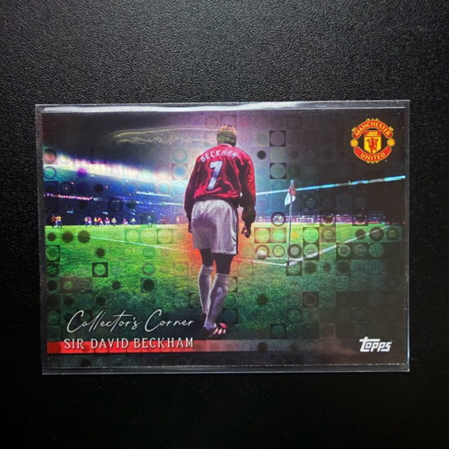 Sir David Beckham Halo Insert like new Topps Man United 2025/26