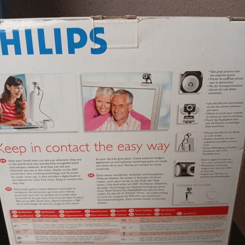 Philips Webcam SPC520NC new, 1.3 megapixels