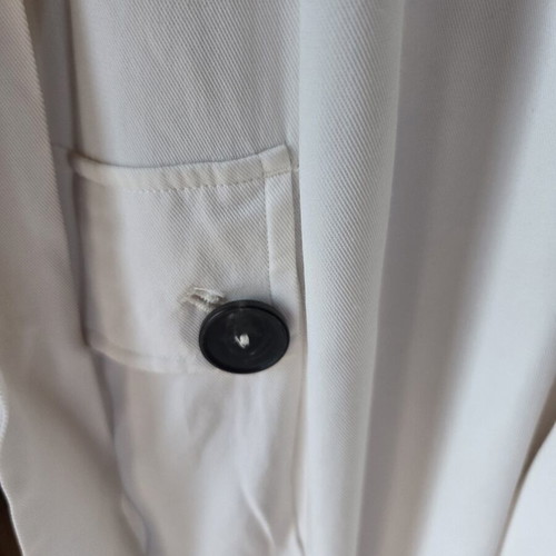 Massimo Dutti jumpsuit used, viscose, white, size L