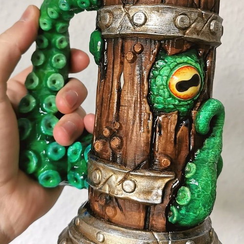 Squid Monster Mug 3D Printed Drink Can Holder 500ml custom