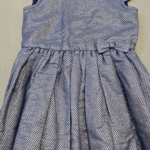 Esprit dress blue royal with gold, like new, for 3-year-old girl