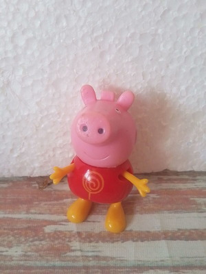 Φιγούρα Peppa Pig με πουκάμισο και γλειφιτζούρι σαν καινούργιο