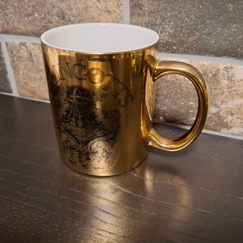 Harry Potter Gringotts Gold Metallic Mug σαν καινούργιο