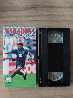 Diego Maradona Victim or Villain VHS tape, National Team documentary