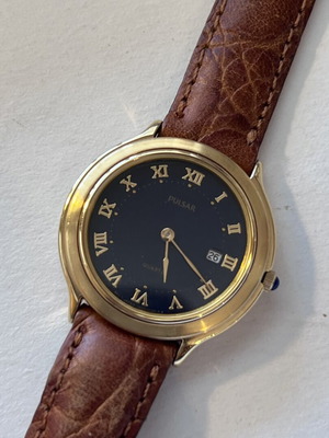 Pulsar 30mm vintage women's watch like new, blue