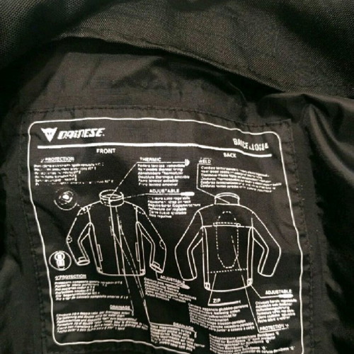 Dainese protective motorcycle jacket used, size 46 S/M