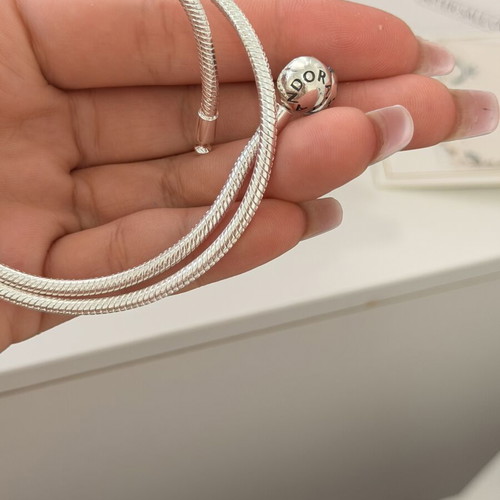 Pandora necklace, silver
