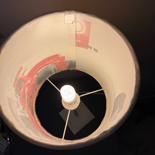 Children's table lamp with Formula 1 design like new