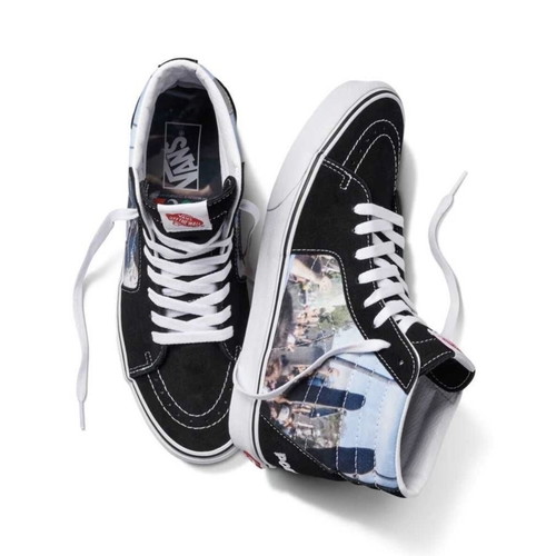 Vans X MOCA Frances Stark Sk8-Hi women's shoes new size 38