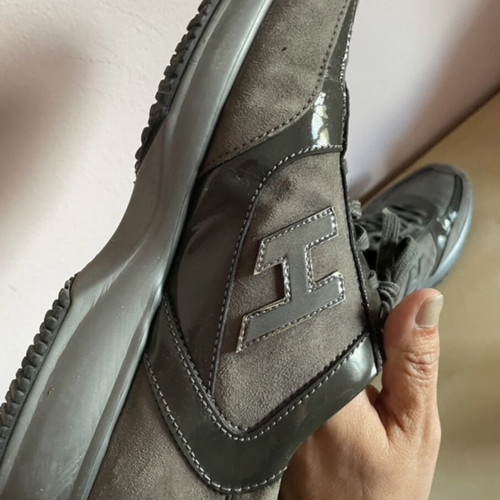 Hogan gray athletic shoes used, size 39