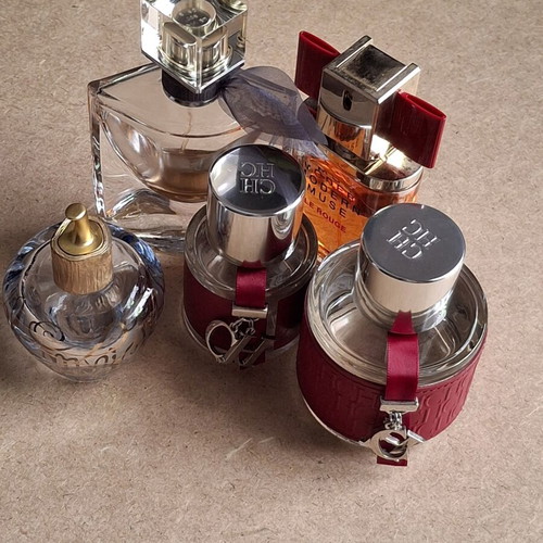 Perfume bottle set of 5, collectible