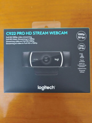 Logitech C922 Pro HD Stream webcam like new