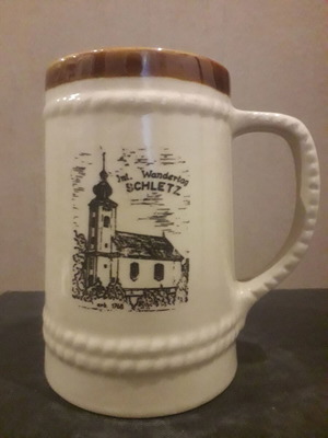 Schletz beer mug used with light signs of wear