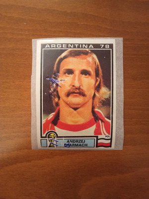 Panini Argentina '78 αυτοκόλλητο Νο129 Andrzej Szarmach μεταχειρισμένο
