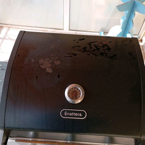 Bbq Nattera gas grill 3 burners used with side shelves