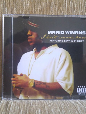 Mario Winans I Don't Wanna Know CD single featuring Enya & P. Diddy