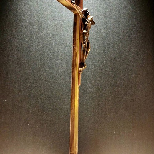 Collectible Catholic Sacristy Cross early 20th century, like new