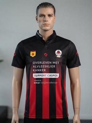 SBV Excelsior Rotterdam 2017-18 Home Football Shirt, Size M