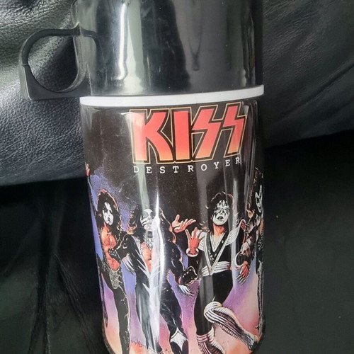 KISS Destroyer lunchbox like new with thermos, official Kiss Catalog 2000