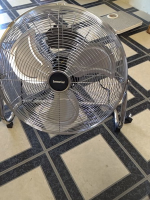 Summercool Ft 1801 fan like new, 90W, inox finish
