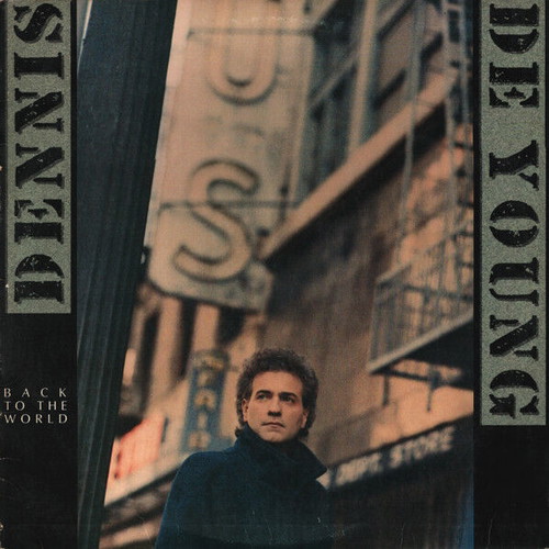Dennis De Young Back To The World vinyl record used, rock