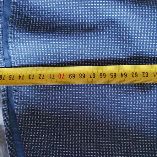 Navy & Green shirt like new, size L, blue