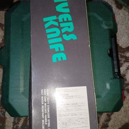 Diving knife new, large, Mede Japan