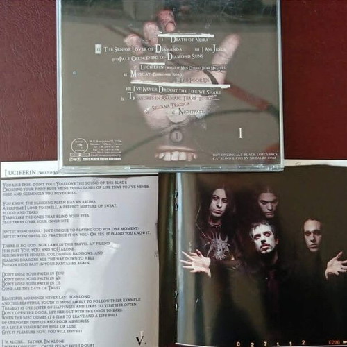 Nightfall I Am Jesus CD used, Greek dark metal