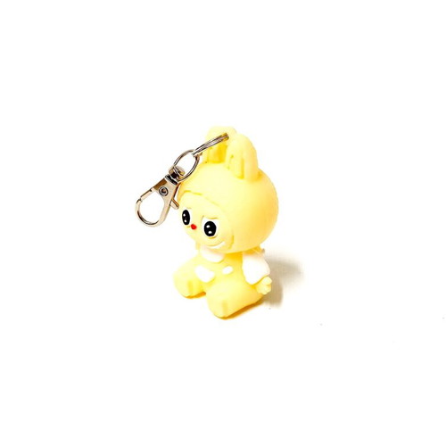 Labubu "Have a Seat" Keychain collectible figure yellow