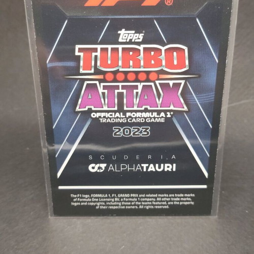 F1 Yuki Tsunoda Nightlife card like new