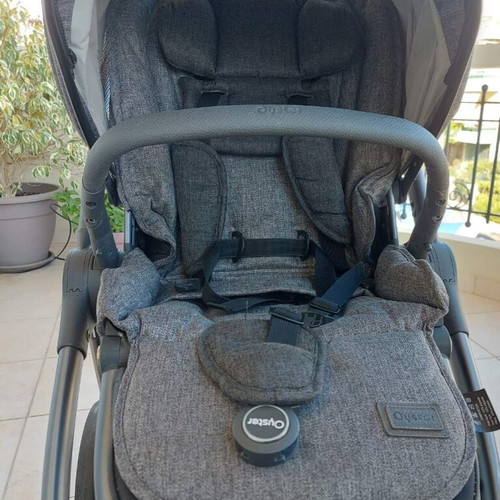 Oyster 3 stroller used with adapters and covers included