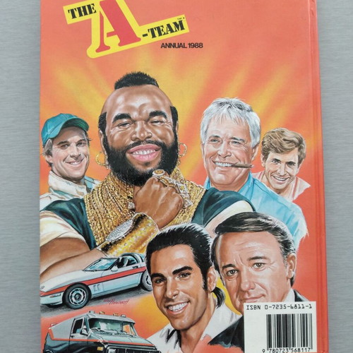 The A-TEAM Annual 1988 hardcover book used