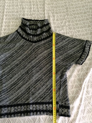 Blouse like new, gray, size M